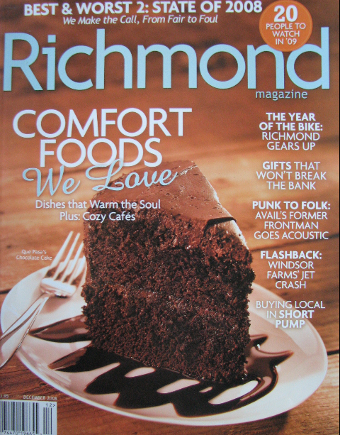 Richmond Magazine, December 2008