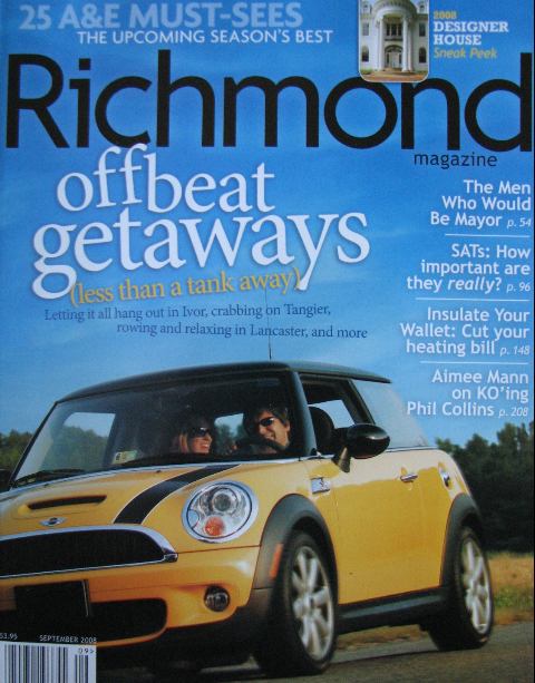 Richmond Magazine, September 2008